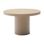 Aiguablava Round Outdoor Dining Table - Beige / 120cm