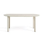 Erice Outdoor Oval Dining Table - Ecru / 180cm