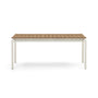 Canyelles Alfresco Extendable Dining Table - White / 180/240 x 100cm