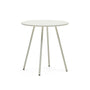 Montjoi Round Outdoor Dining Table - White / 70cm
