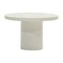 Aiguablava Round Outdoor Dining Table - White / 120cm