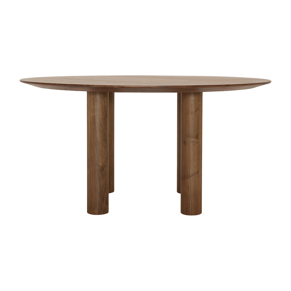 Walnut / 150cm Diameter
