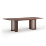 Casablanca Timber Extendable Dining Table - Walnut