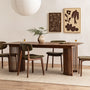 Casablanca Timber Extendable Dining Table - Walnut