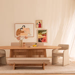 Casablanca Oval Dining Table (Oak, 280cm)