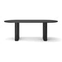 Noir Oval Dining Table (220cm) - Black Oak