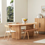 Noir Oval Dining Table (220cm) - Oak