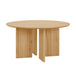Rhythm Round Dining Table (Oak, 120cm)