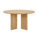 Rhythm Round Dining Table (Oak, 120cm)