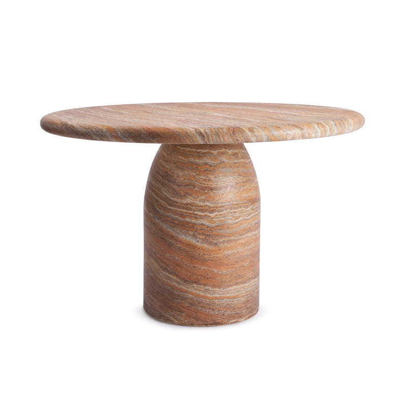 Terracotta Travertine Finish