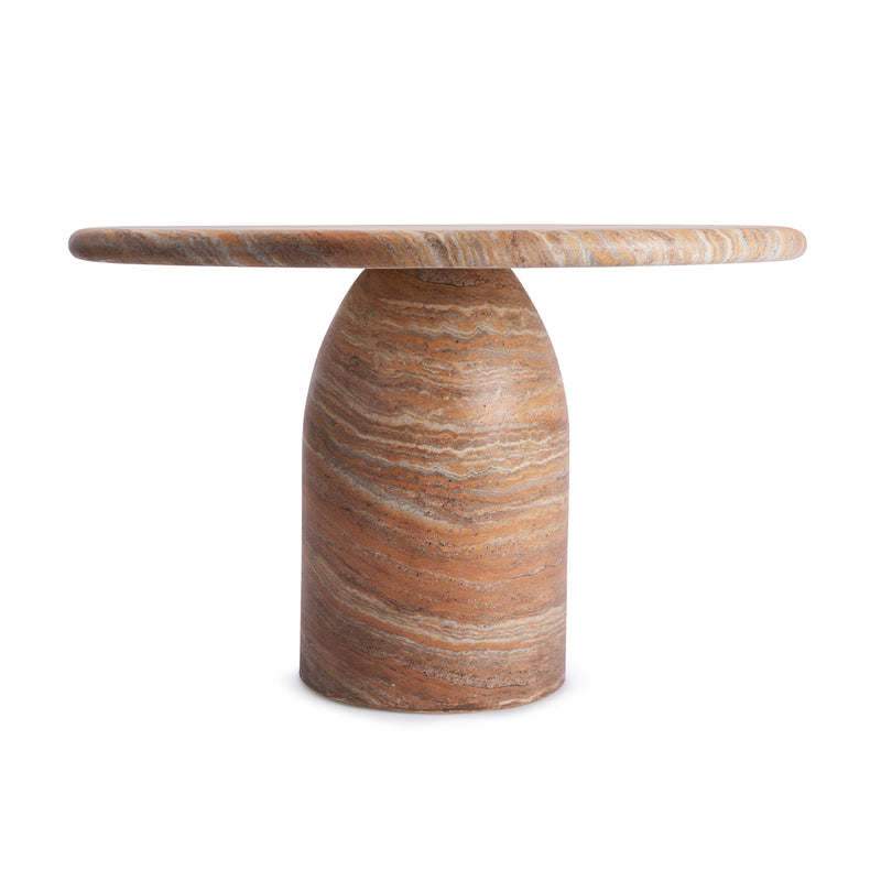 Terracotta Travertine Finish