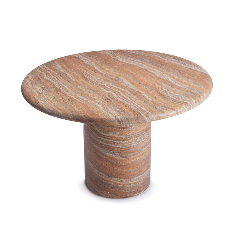 Terracotta Travertine Finish