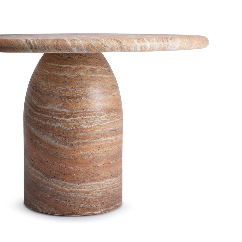 Terracotta Travertine Finish