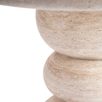 Sorento Dining Table (120cm, Travertine Finish)