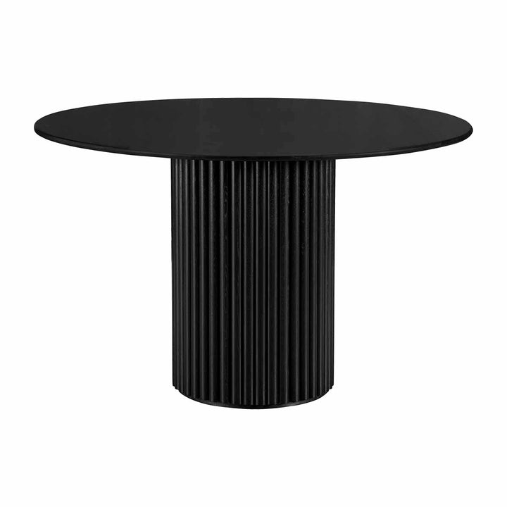 Cosmos Dining Table (Black Oak, 120cm)