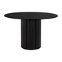 Cosmos Timber Dining Table - Black Oak / 120cm