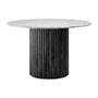 Cosmos Terrazzo Dining Table - Black / Terrazzo / 105cm