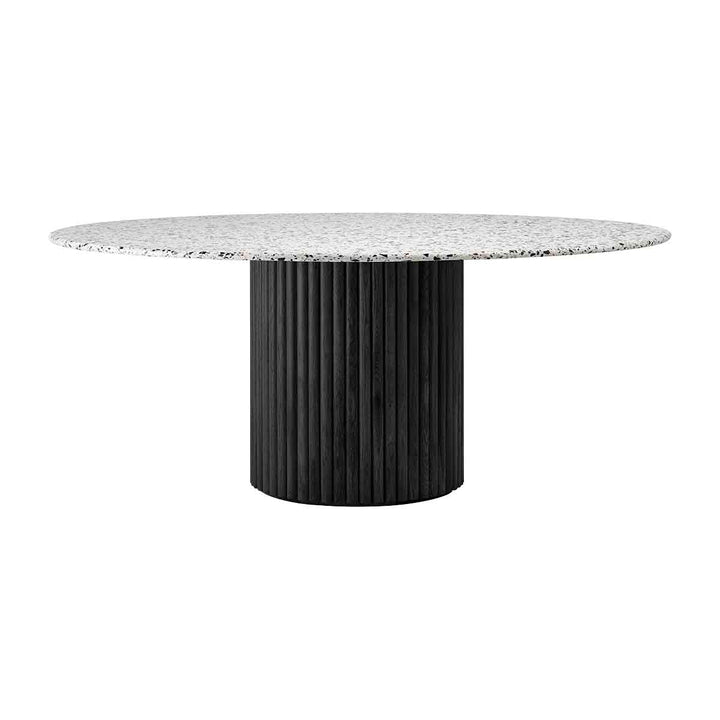 Cosmos Dining Table (Black, Terrazzo, 150cm)