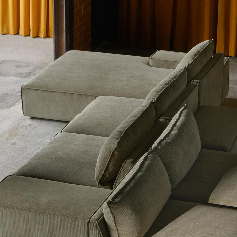 Daphne 3 Seater Modular Left Chaise Sofa