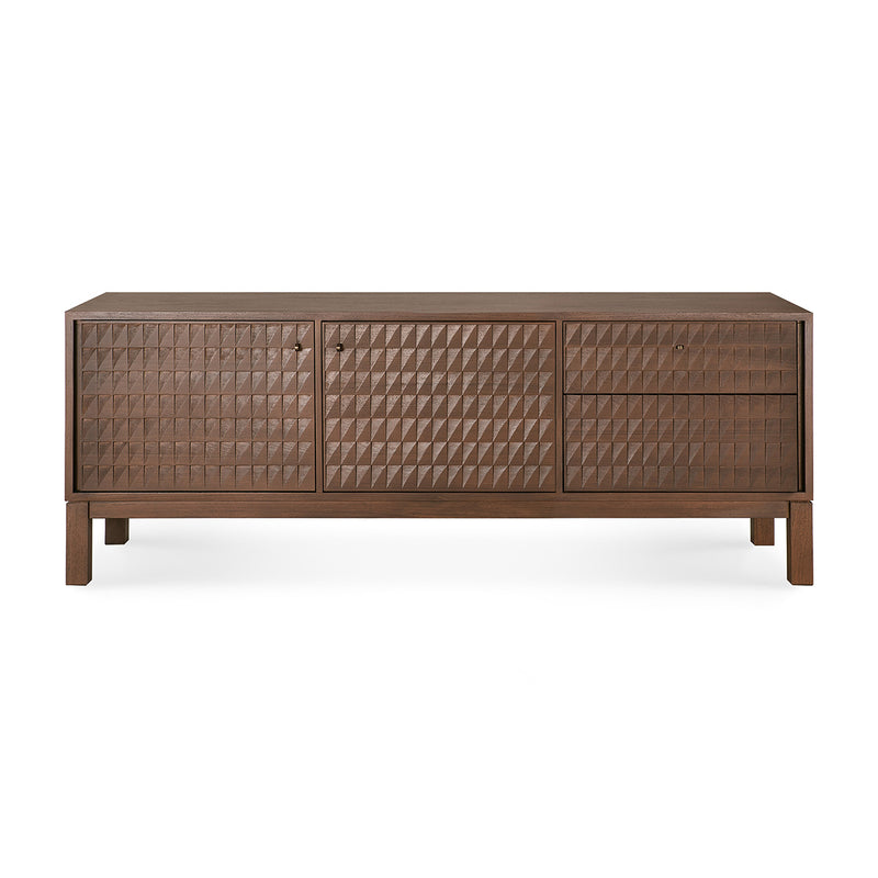 Varnished Teak Brown/2 Door