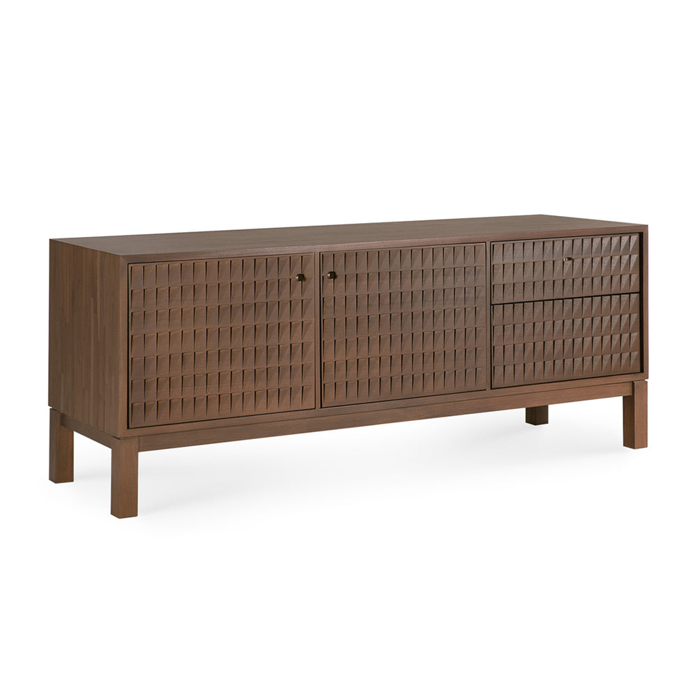 Varnished Teak Brown/2 Door