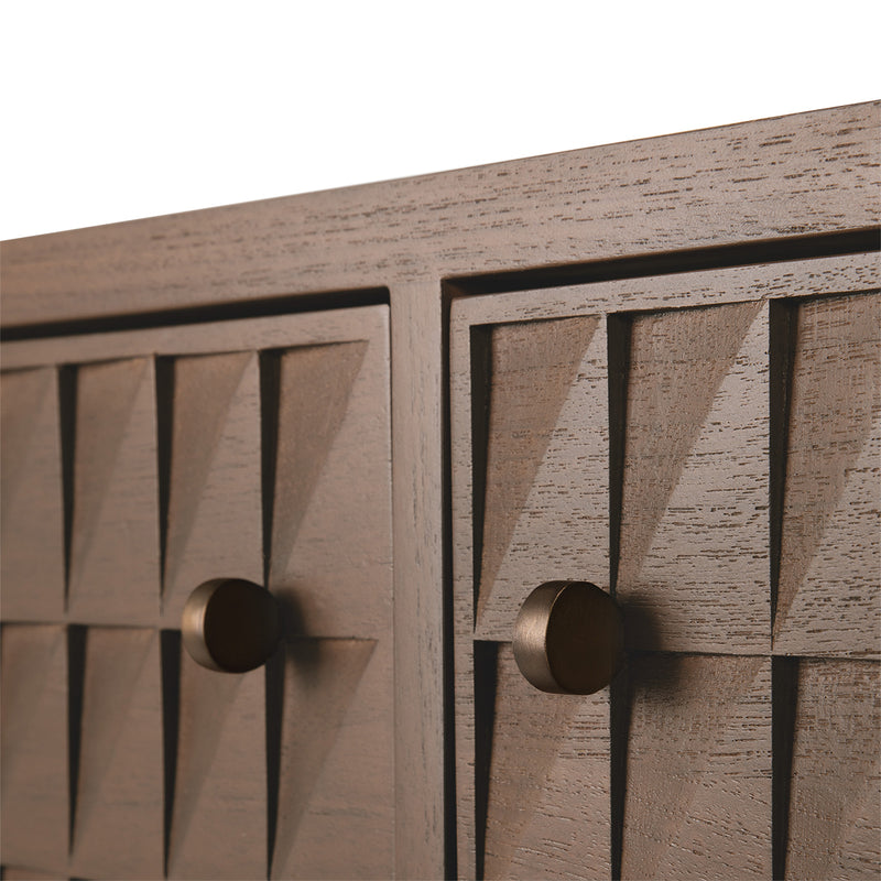 Varnished Teak Brown/3 Door