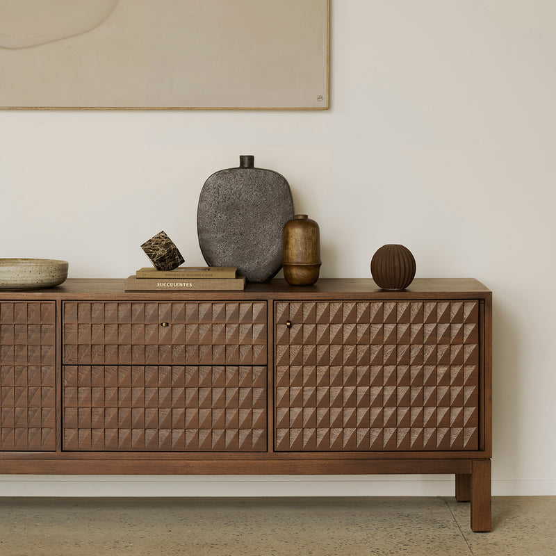 Varnished Teak Brown/3 Door