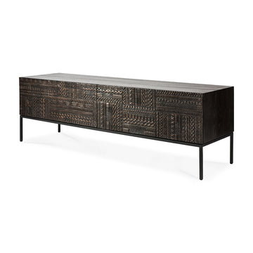 Tabwa 1 Flip Down Door & 1 Drawer TV Cupboard