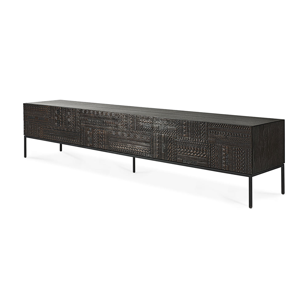 Tabwa 1 Flip Down Door & 2 Drawer TV Cupboard