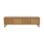 Oliver Fluted Entertainment Unit - Natural Ash