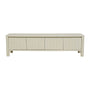 Oliver Fluted Entertainment Unit - Putty