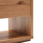 Alguema 3 Drawer Oak TV Stand