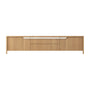 Emery Entertainment Unit - American Oak / 220cm