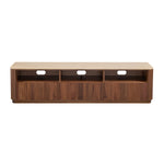 Travertine / Walnut