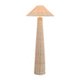 Carmella Rattan Floor Lamp - Natural