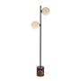 Hugo Marble Floor Lamp - Emperador Dark Brown Marble