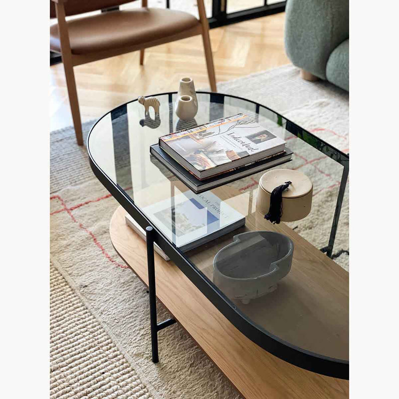 Glam Oval Coffee Table