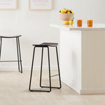 Hendrix Backless Bar Stool (Black)