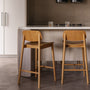 Lando Timber Bar Stool - Oak / Oak