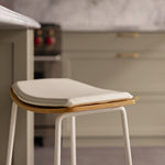 Oak White Leather