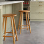Finland Timber Bar Stool - Oak / 65cm