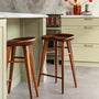 Taburet Bar Stool (65cm) - Walnut