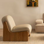 Almond Leather / Oak