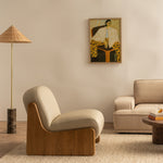 Almond Leather / Oak
