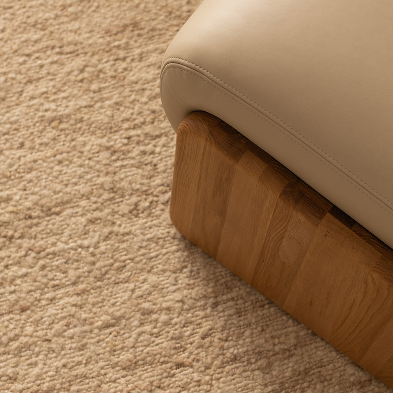 Almond Leather / Oak