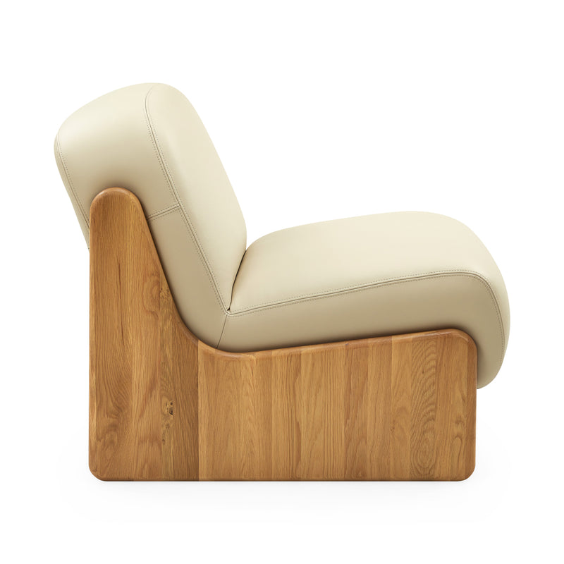 Almond Leather / Oak
