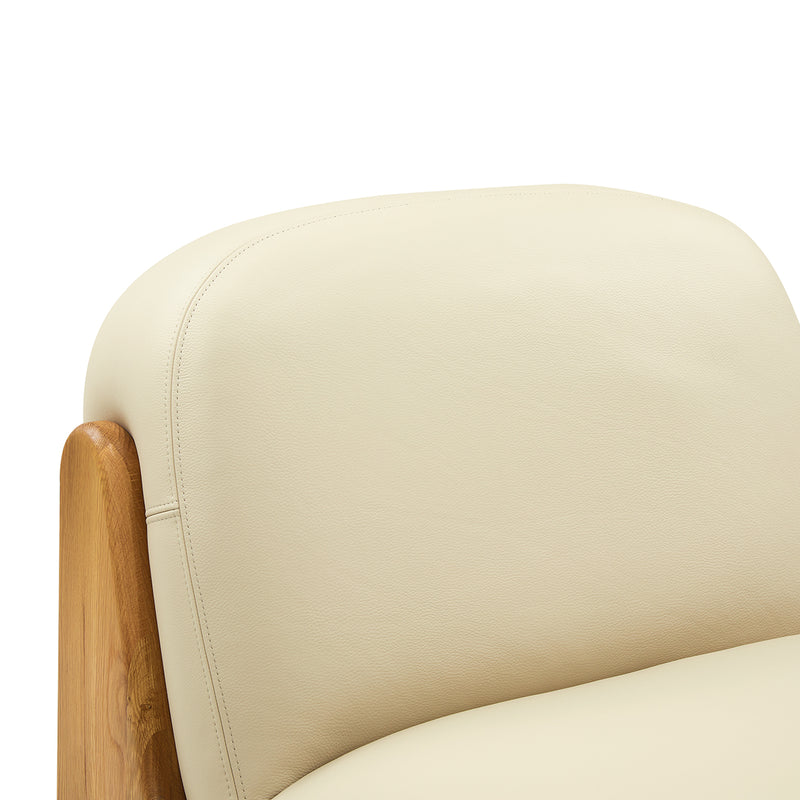 Almond Leather / Oak