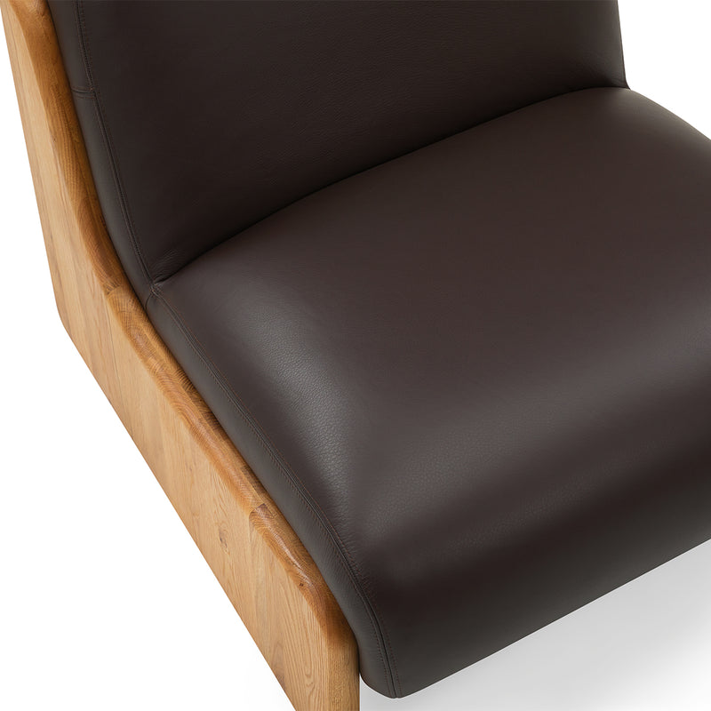 Chocolate Leather / Oak