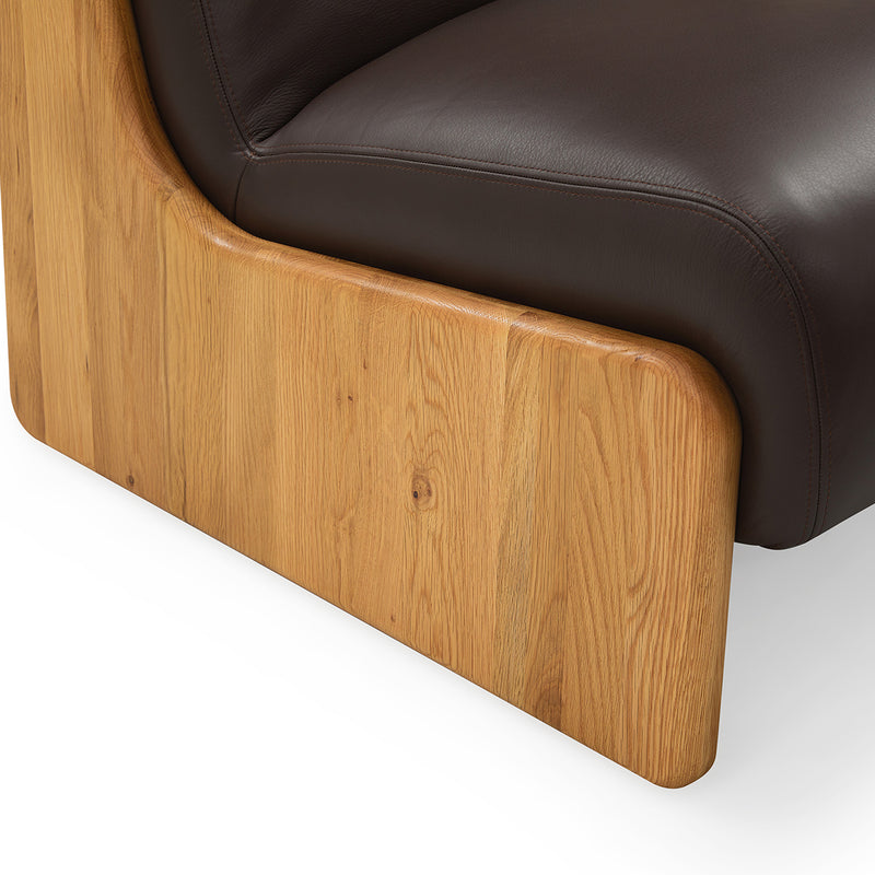 Chocolate Leather / Oak