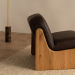 Chocolate Leather / Oak